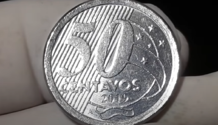 Moeda 50 centavos 2019 LETRA A