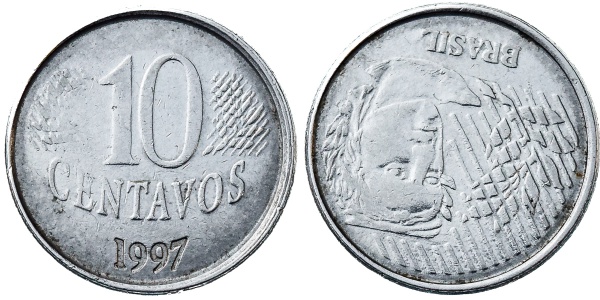 Moeda10 Centavos – 1997