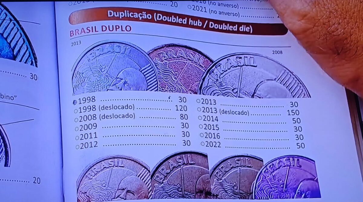 BRASIL DUPLO: Lista atualizada de moeda de 50 centavos consideradas valiosas em 2024