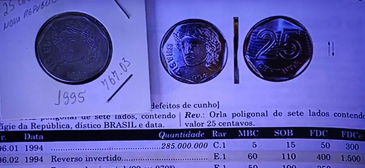 Esta moeda de 25 centavos tem uma variante raríssima; veja valores atualizados