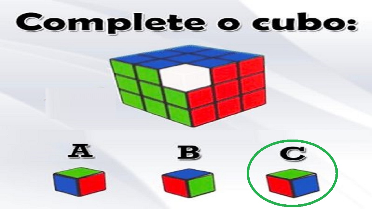 Raciocínio Lógico: você consegue completar o cubo mágico?