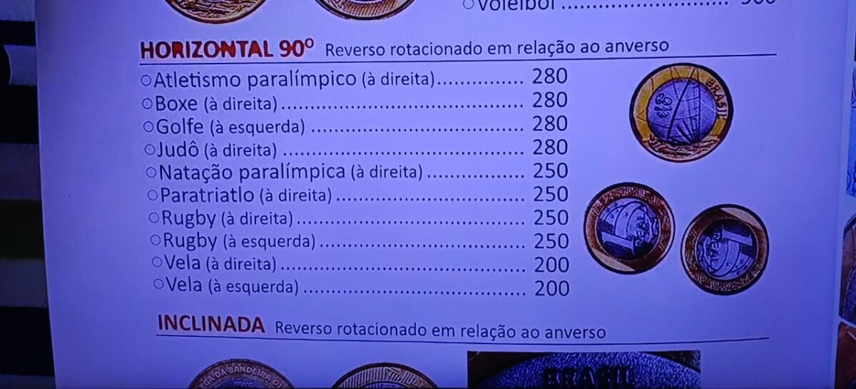 CATÁLOGO: Valores atualizados das moedas de 1 real vão te surpreender