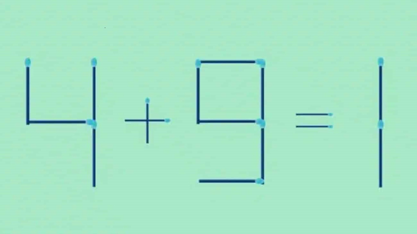 Desafio Matemático: será que você consegue transformar a equação movendo somente 1 palito?