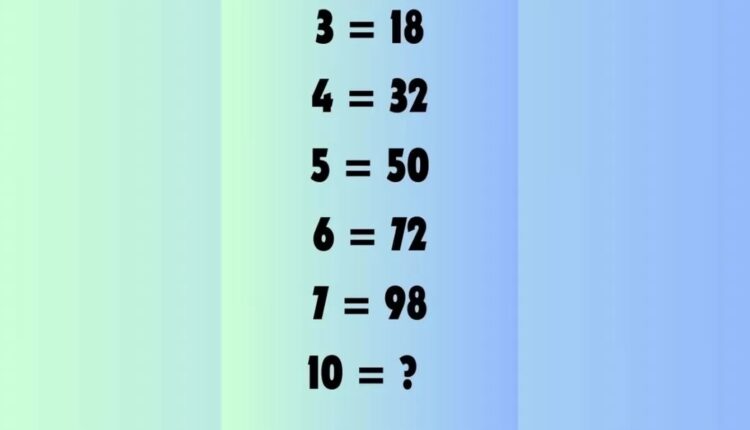 Teste de QI: será que você consegue resolver este teste matemático em 10 segundos?