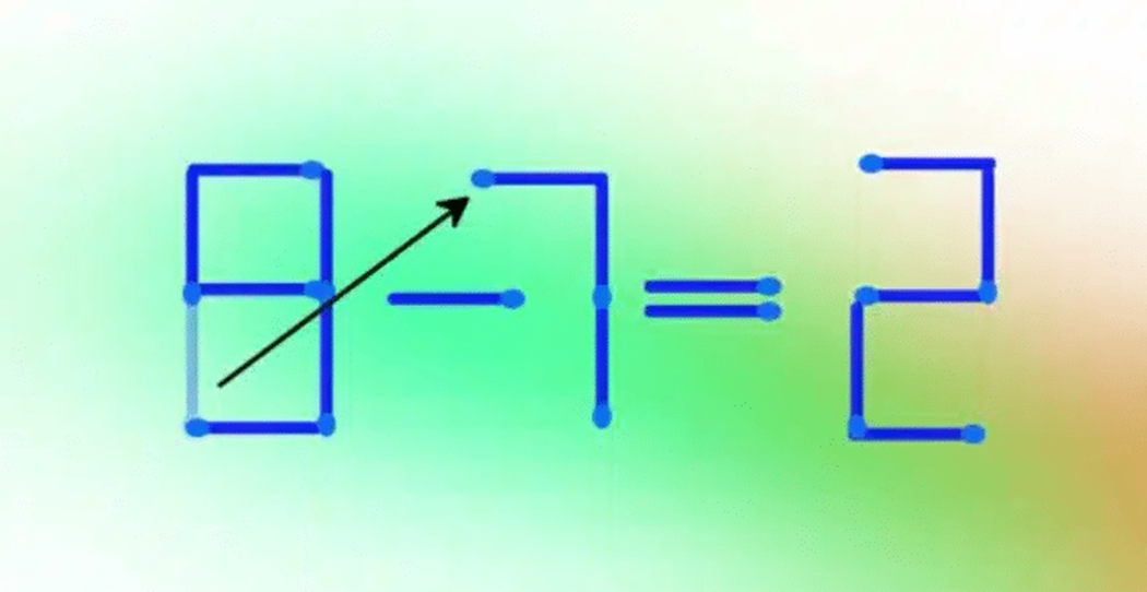 Teste de QI: será que você consegue corrigir o teste matemático movendo 1 palito?