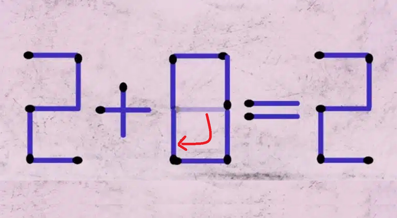 Desafio Matemático: mova apenas 1 palito para resolver a equação