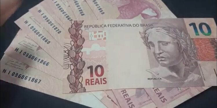 Cédula 10 reais 1995