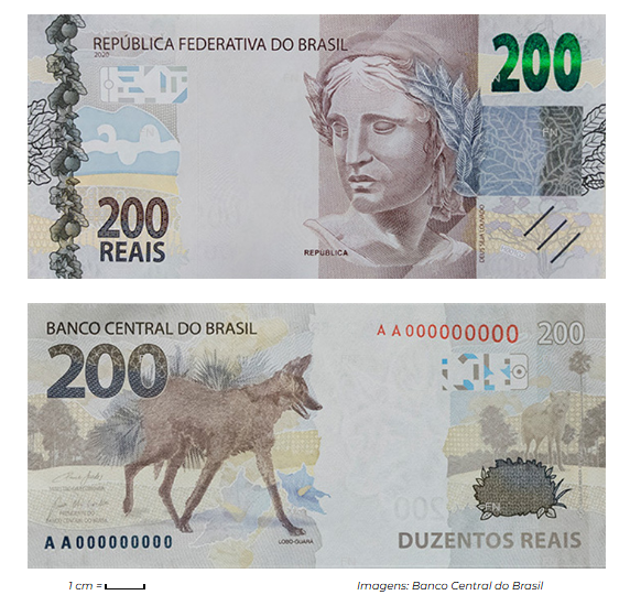 Cédula de R$ 200