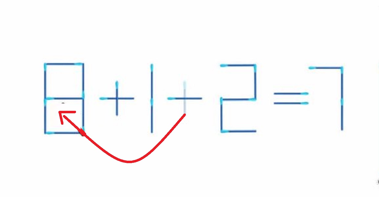 Teste de QI: mova apenas 1 palito para corrigir o erro em 20 segundos