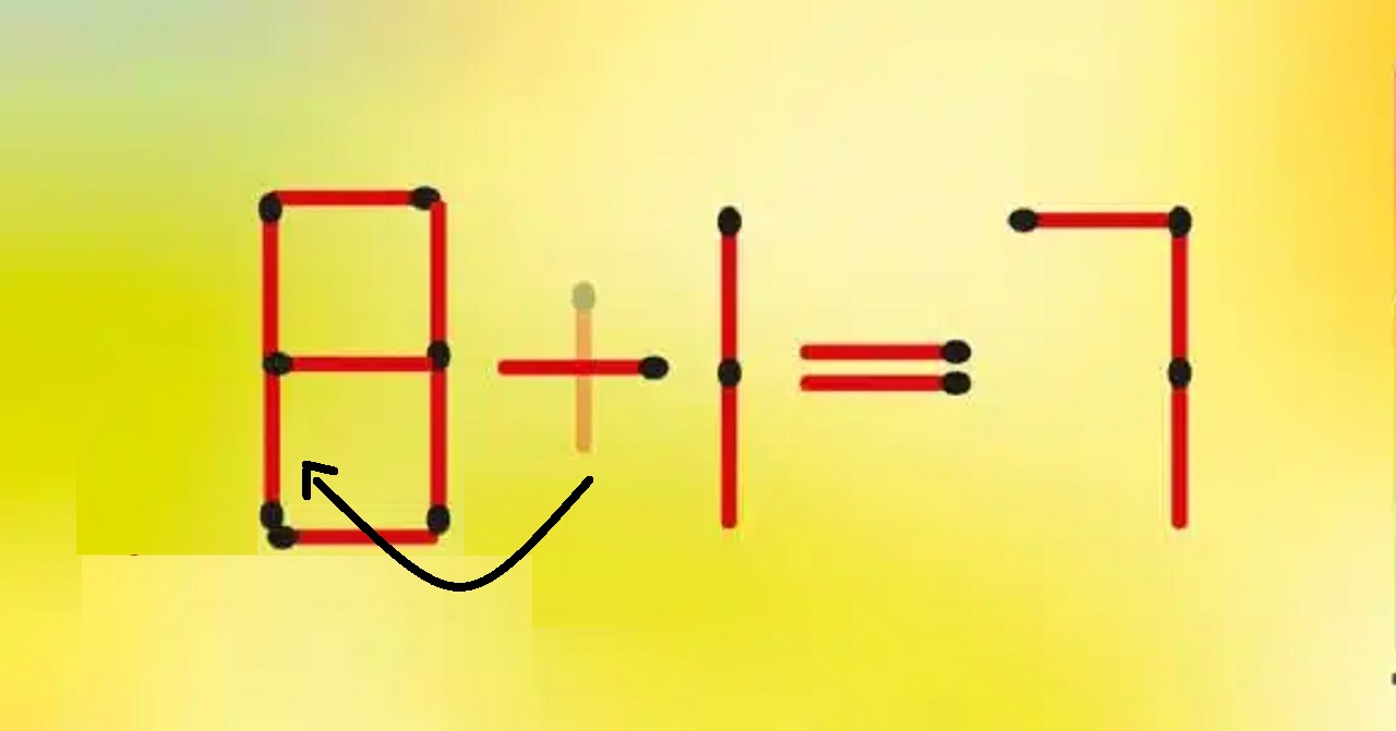 Teste de QI: movimente apenas 1 palito para encontrar a reposta certa