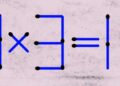 Teste de QI: conserte a equação movendo 1 palito em menos de 20 segundos