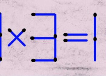 Teste de QI: conserte a equação movendo 1 palito em menos de 20 segundos