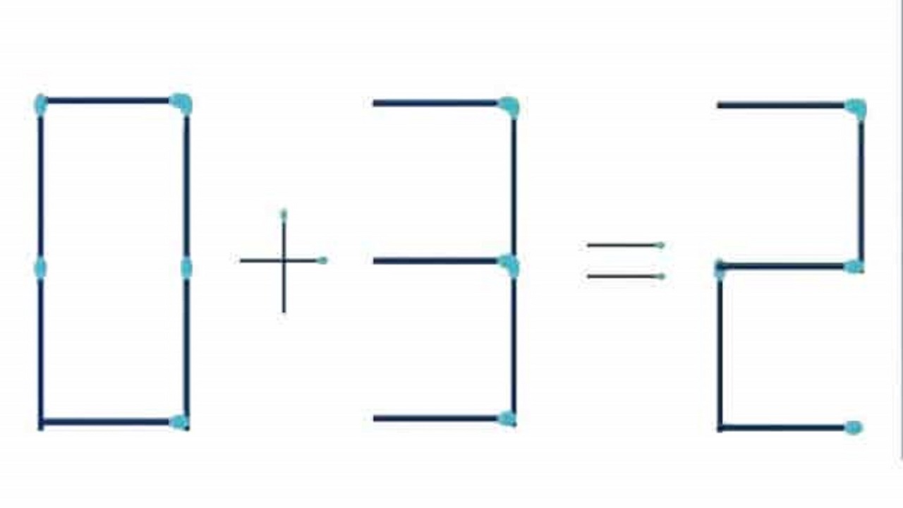 Teste de QI: mova somente 1 palito para deixar a equação correta