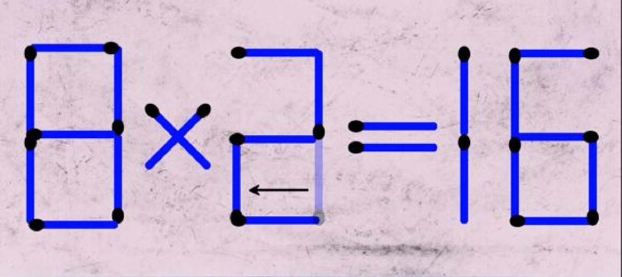 Teste de QI: conserte a equação movendo 1 palito em menos de 20 segundos