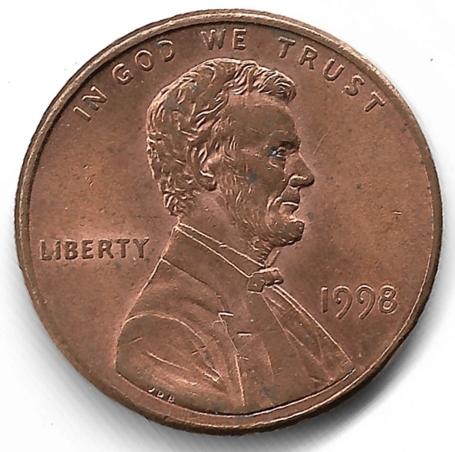 Moeda 1 Cent Lincoln Memorial Cent