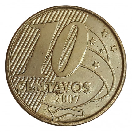 Moeda 10 centavos 2007