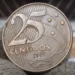 Moeda 25 centavos 2019 ombro duplo