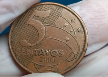 Moeda 5 centavos 2003