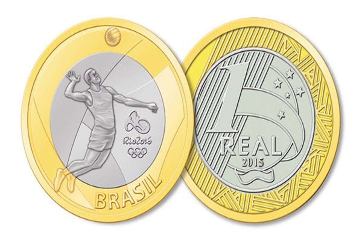 Moedas olímpicas do Vôlei