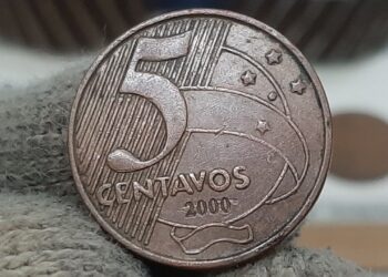 Simples ou rara? O valor surpreendente das moedas de 5 centavos de 2000