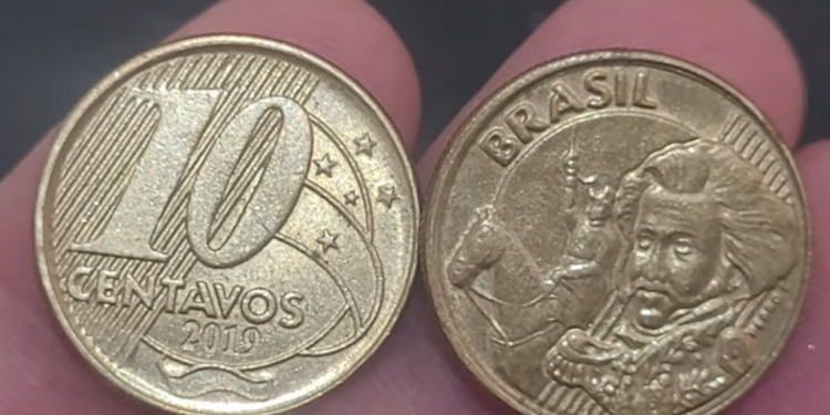 Mistério de Dom Pedro: 4 moedas raras de 10 centavos com erro na gravura