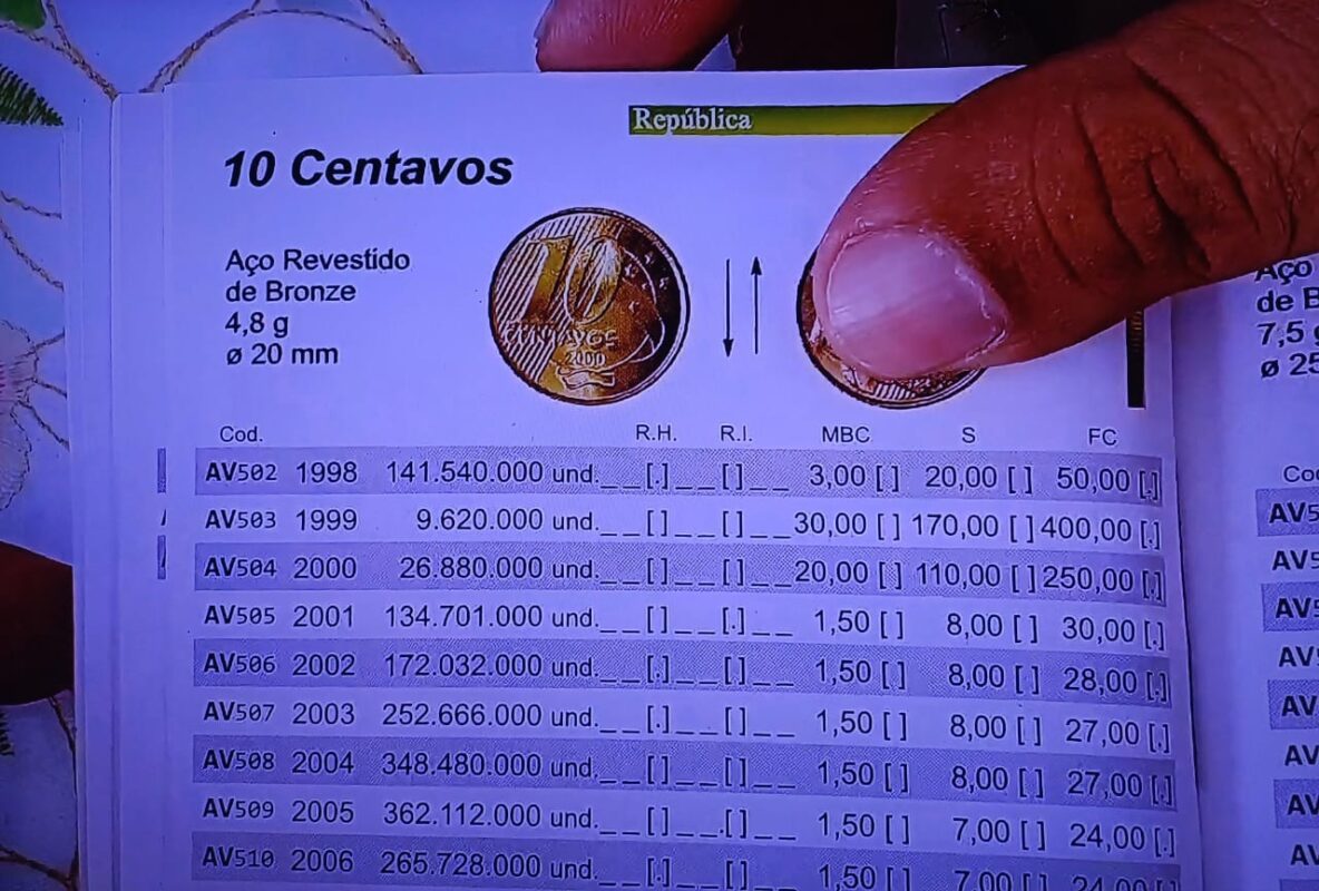 Moeda de 10 Centavos que vale R$ 400: Como identificar essa raridade?