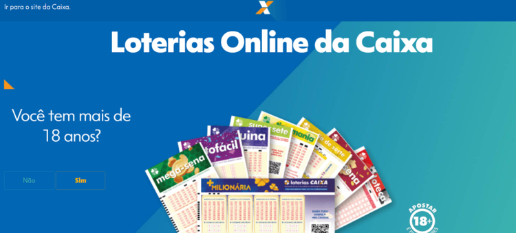 O Portal Loterias Caixa é o site oficial para realizar apostas