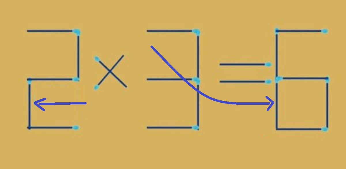 Teste de QI: movimente 2 palitos para corrigir a equação em 20 segundos