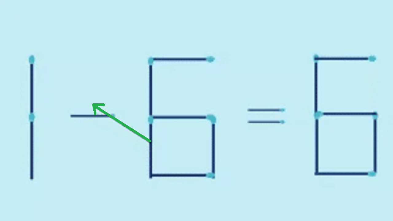 Teste de QI: corrija a equação matemática movendo somente 2 palitos