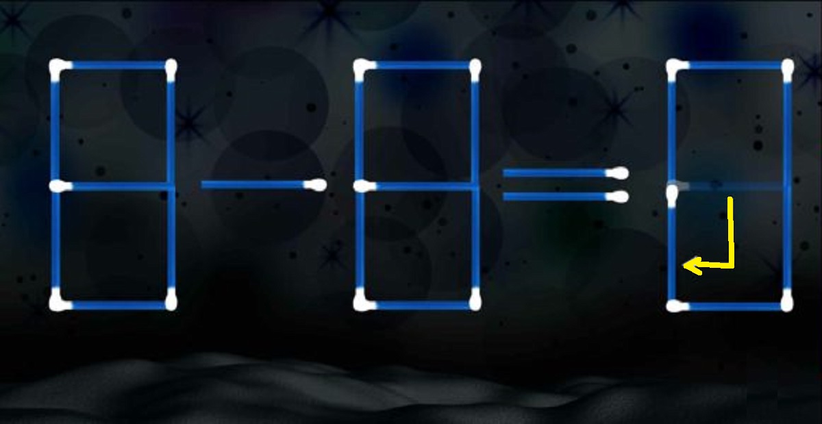 Teste de QI: desafie seu QI movendo apenas 1 palito para corrigir a equação