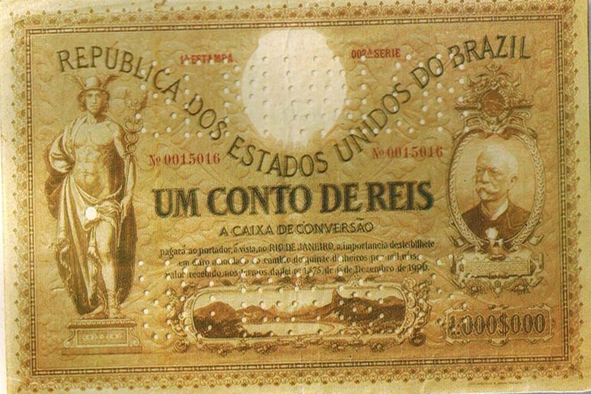 Cédula de 1 conto de réis