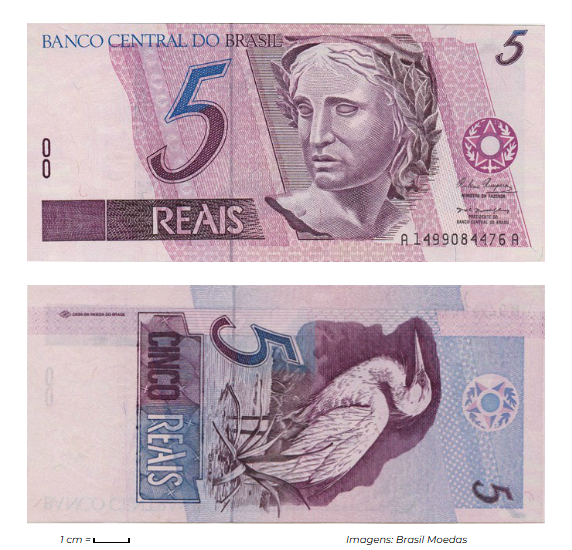 Cédula de 5 reais 1994