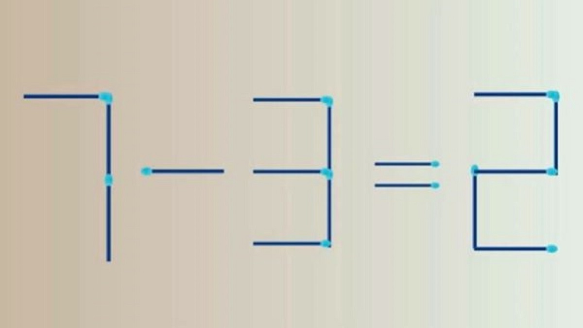 Desafio Matemático: corrija está equação movendo somente 1 palito em 10 segundos