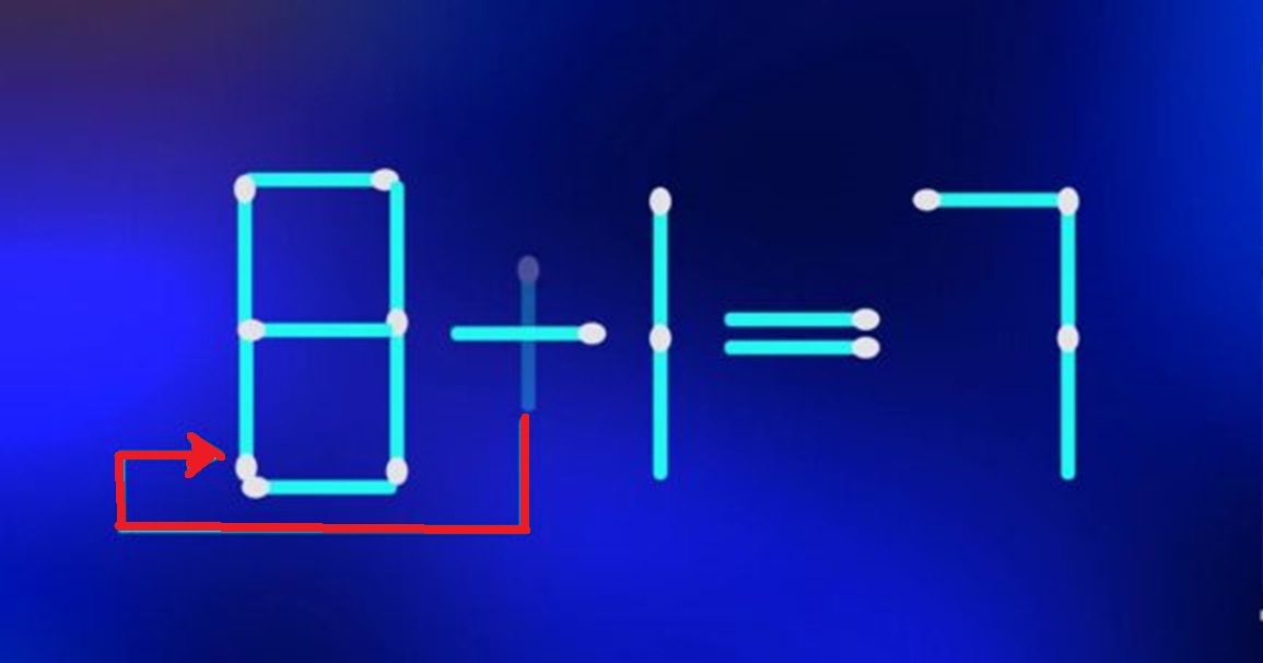 Desafio Matemático: encontre a resposta certa movendo 1 palito em 15 segundos