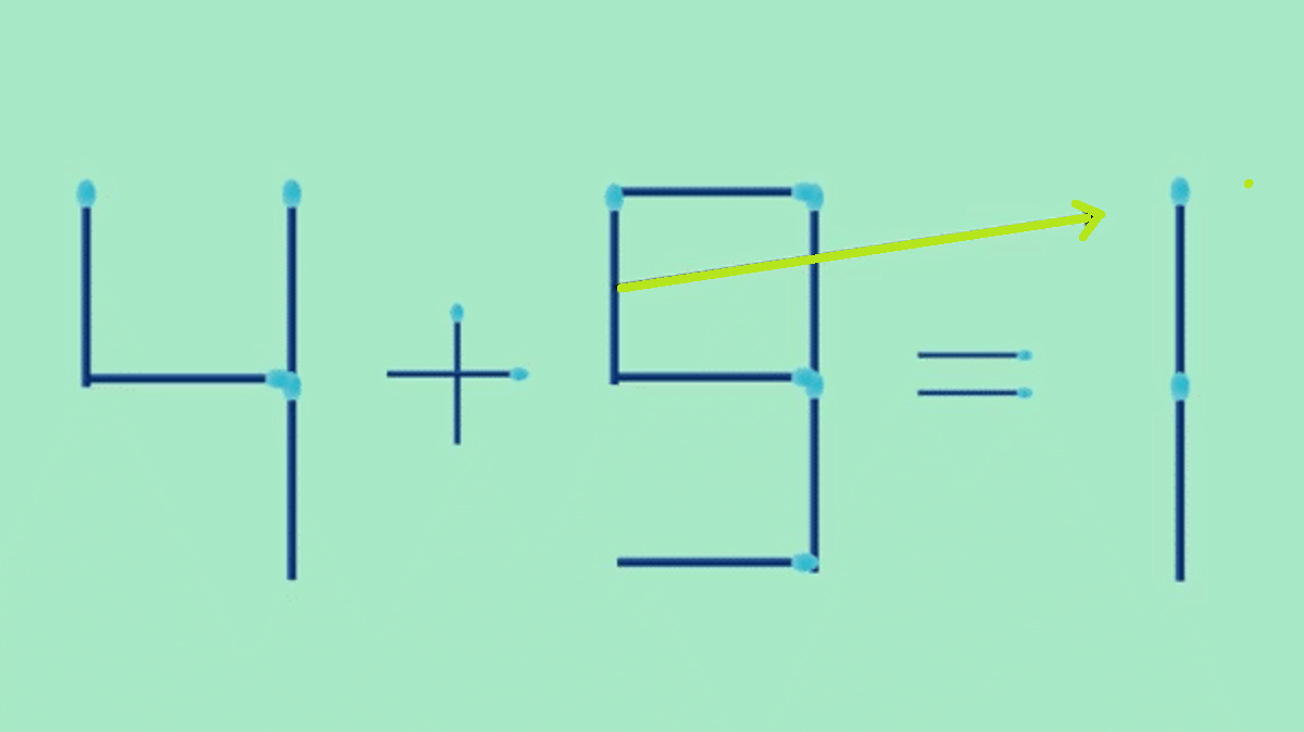 Teste de QI: forme a equação correta movendo somente 1 palito em 10 segundos
