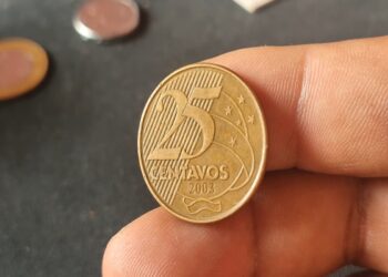 Moeda 25 centavos 2003