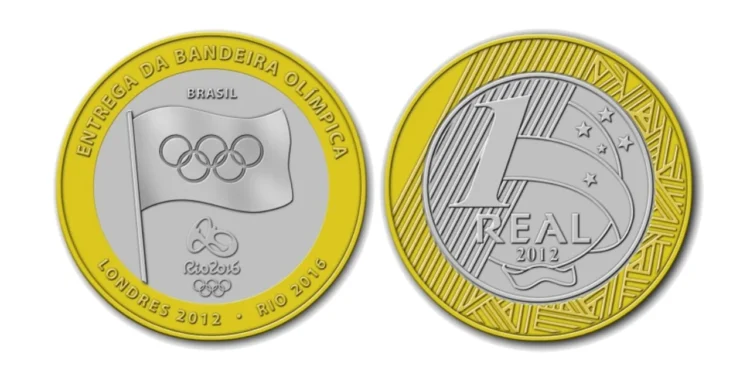 Corrida pelo tesouro: valor das moedas de 1 real da bandeira dispara!