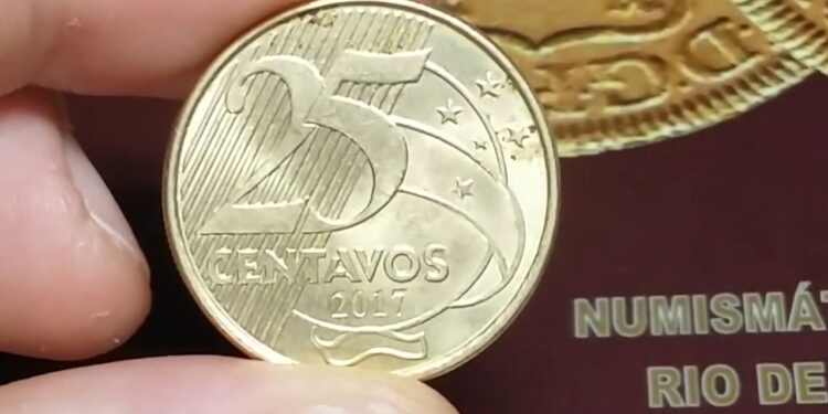 Colecionadores estão de olho: a moeda de 25 centavos que já vale R$ 85