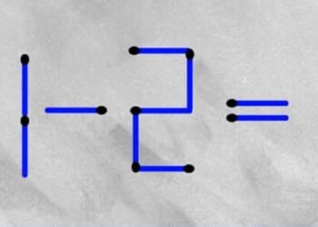 Teste de QI: você consegue corrigir está equação movendo apenas 2 palitos?