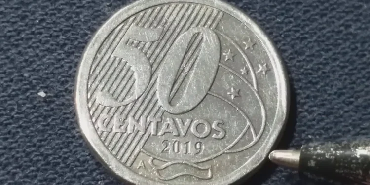 Não subestime! Confira o valor da moeda de 50 centavos com a letra A em 2025