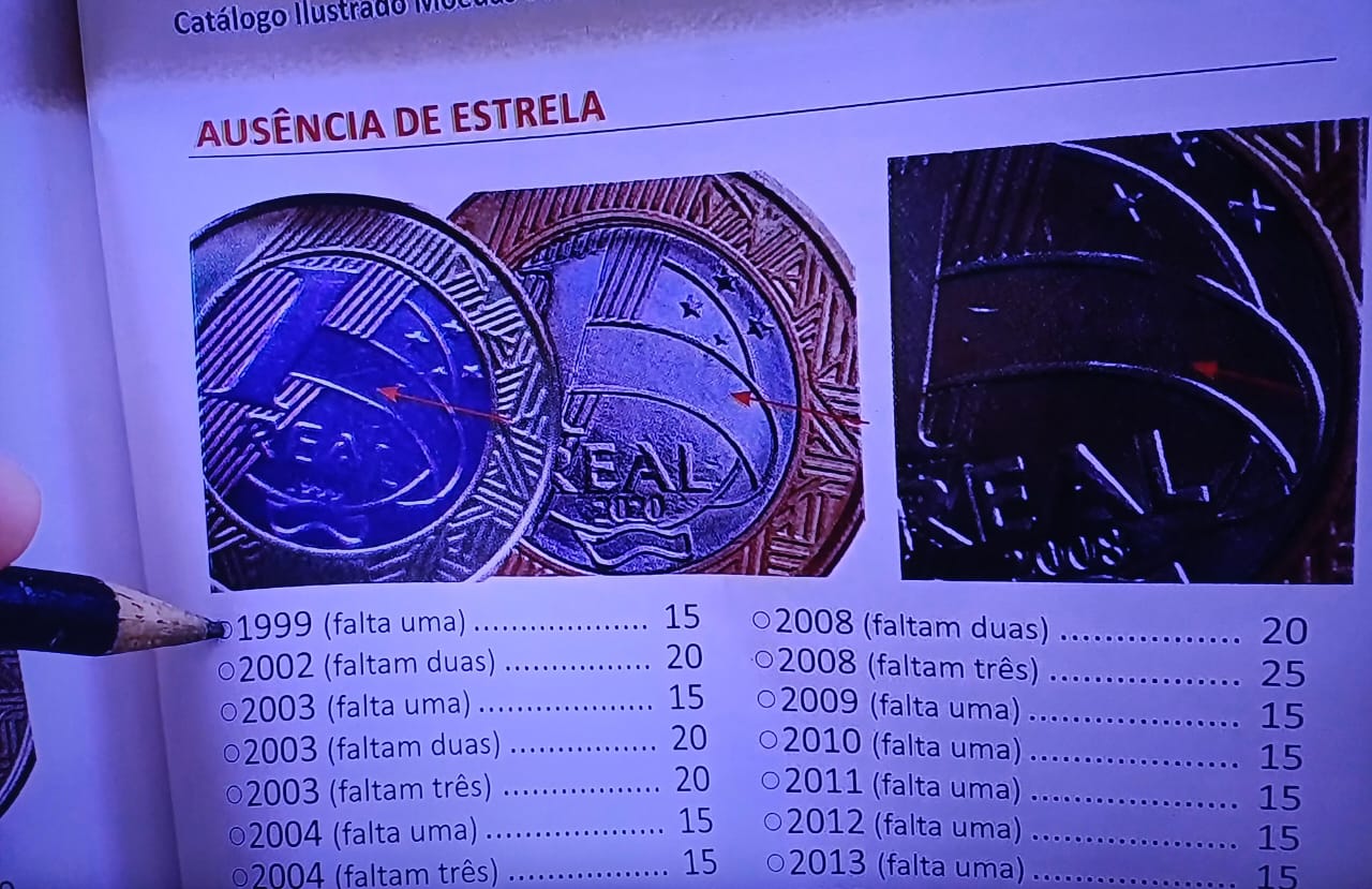 Esqueça o valor de face: Moedas de 1 real com ausência de estrelas valem muito dinheiro; confira