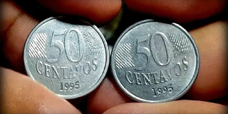 Pouca gente sabe: Estas moedas de 50 centavos valem mais do que R$ 100 cada