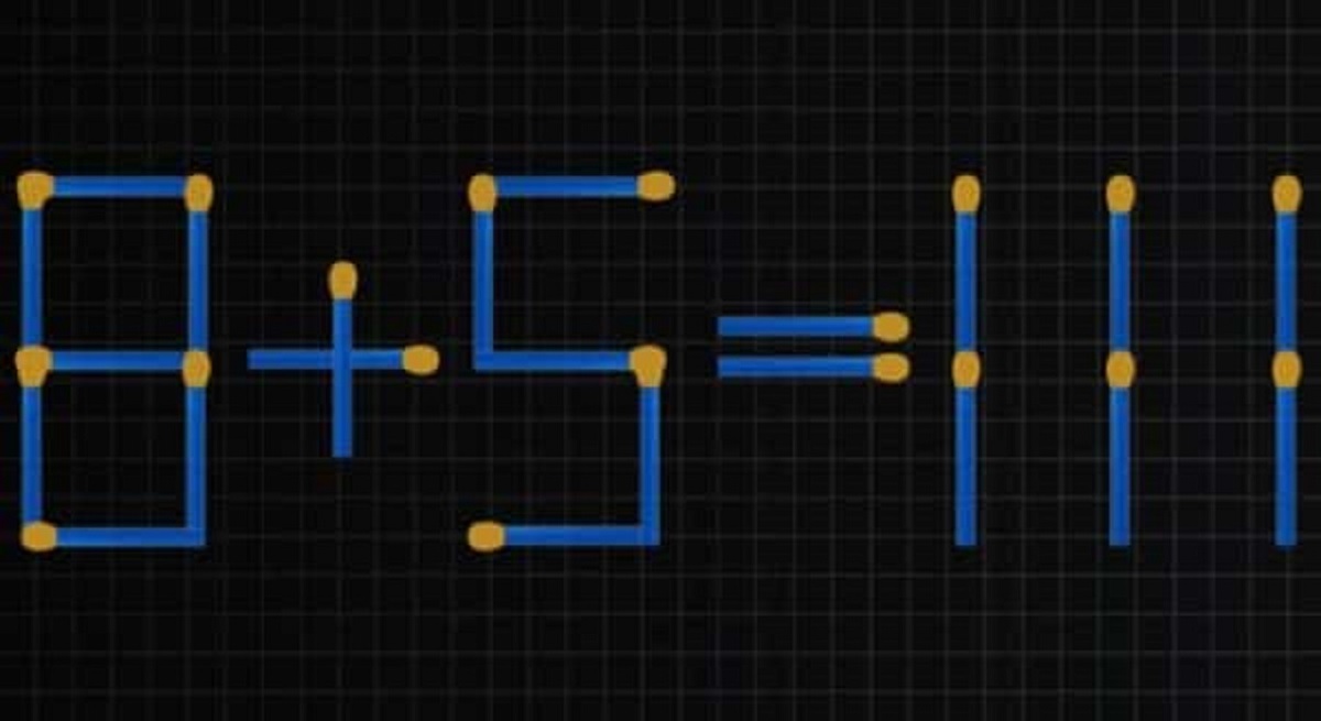 Teste de QI: resolva este desafio movendo somente 2 palitos em 15 segundos