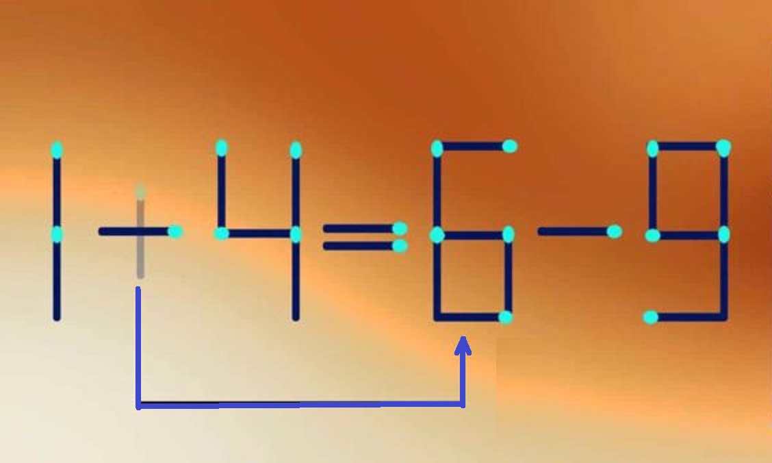 Desafio Matemático: mova somente 1 palito para corrigir equação em 15 segundos