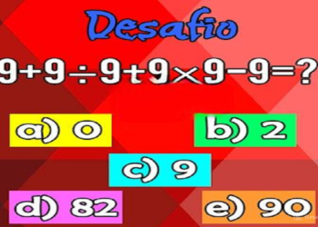 Você consegue resolver o desafio dos 9?