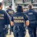 Agentes da Polícia Federal em operação tática ao ar livre