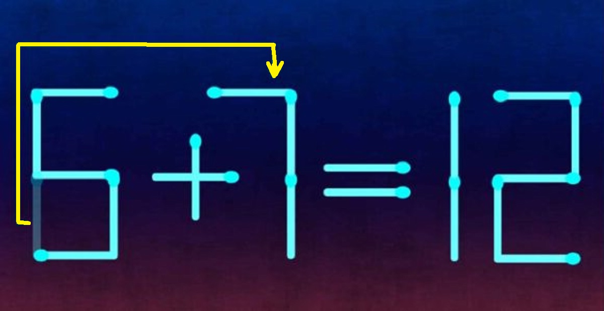 Solução do desafio matemático com equação de fósforos que parece incorreta, desafiando a lógica matemática.