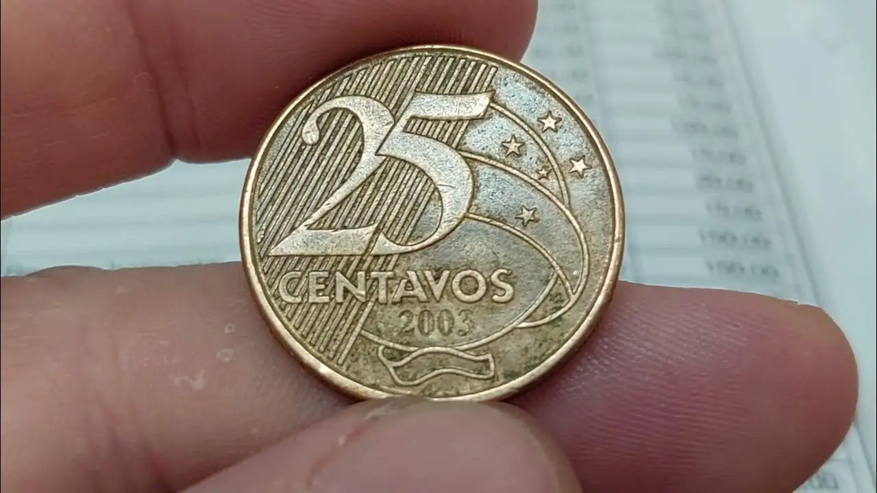 Raridade na carteira: Moeda de 25 Centavos de 2003 Pode Valer Mais de R$ 100