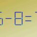 Teste de QI com desafio lógico com fósforos, onde é necessário mover dois fósforos para corrigir a equação.