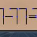 Desafio matemático com uma equação curiosa feita com fósforos mostrando 77 - 77 = 77.